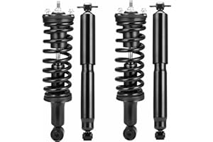 AUTOSAVER88 Rear & Front Pair Complete Struts Shock Assembly Compatible with 2004-2012 Chevy Colorado RWD 2004-2012 GMC Canyon RWD
