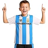 Icon Sports Officially Licensed Argentine Football Association Game Day Shirt - Unisex Kids