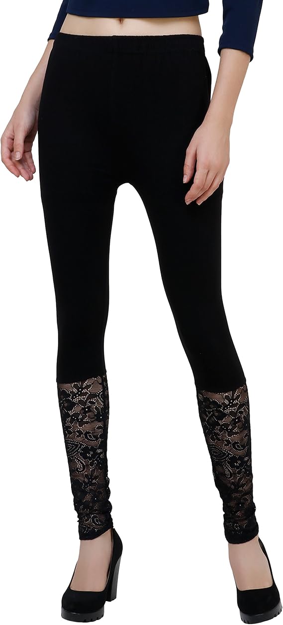 Stunning Collection Leggings for Girls with net Half net legging