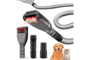 Portek Dog Brush Vacuum Attachment for Shark Navigator Lift Away NV360 Rotator NV501 Rocket HV301 HV322 Stratos AZ300..., Pet