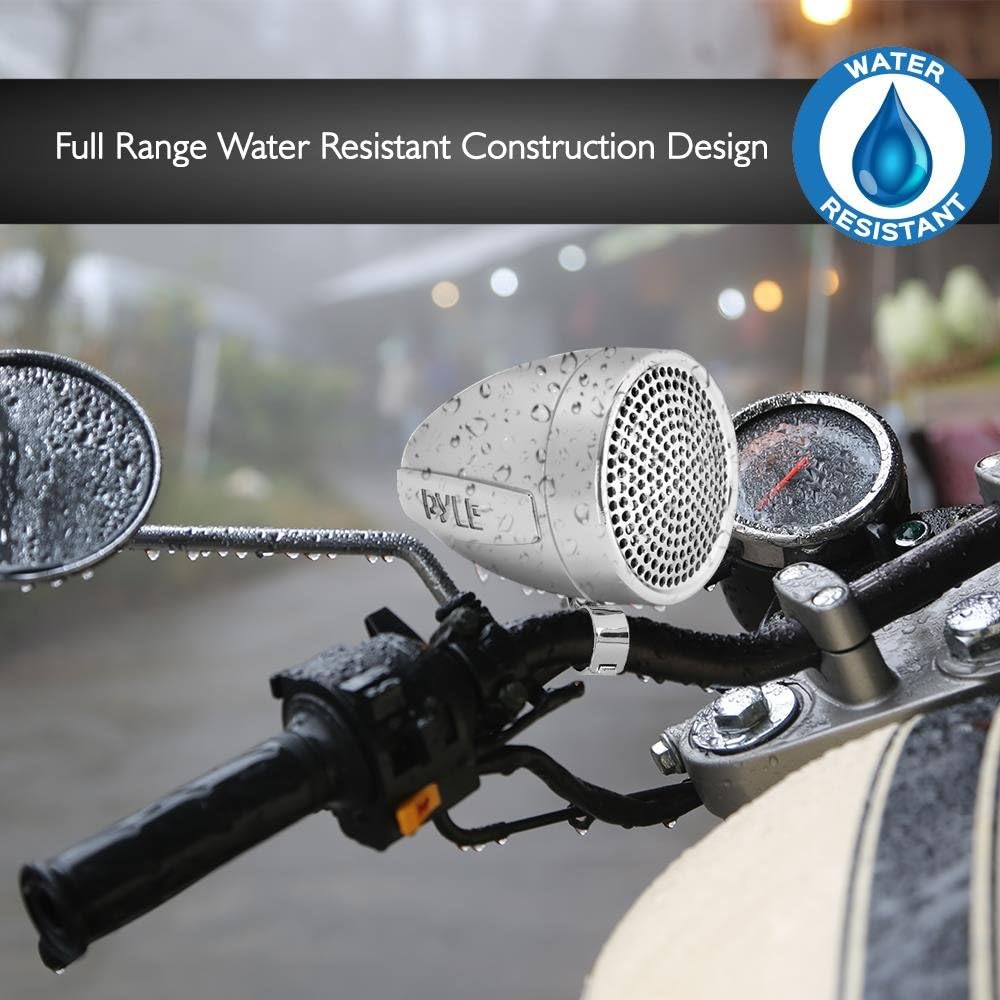 pyle bluetooth motorcycle speakers