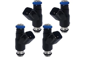HiSport 96487553 832-11197 Fuel Injector Compatible with Chevrolet Aveo Aveo5 1.6L I4 2006-2008,4 PCS 4 Holes