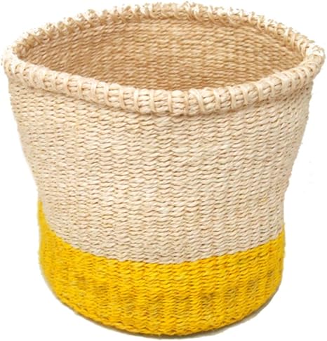 Amazon Orikago かご S カゴ キッチン 収納 かわいい パン入れ お菓子 ツーピース ナチュラル レモンイエロー かご バスケット オンライン通販