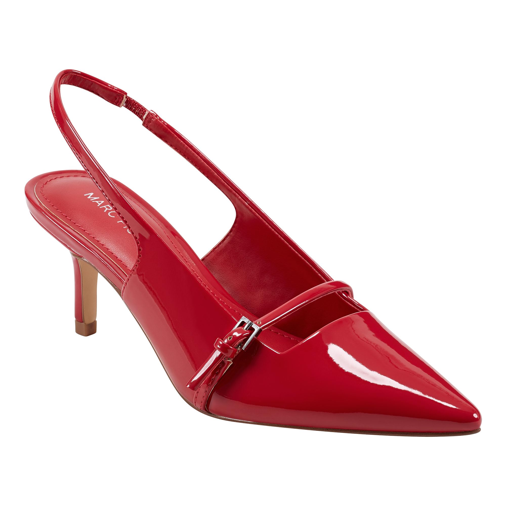 Marc Fisher Women’s ALORIE Pump, Red 610, 8