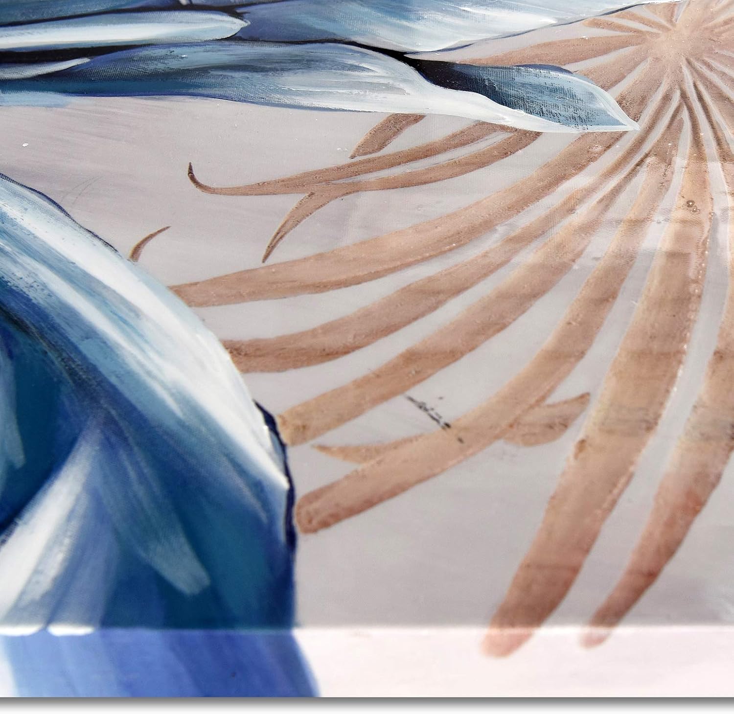World Art Paintings on Decorative stretchers, Multicolor, 120 x 40 x 3, 5cm x 3Pc 120 x 120, 120L x 40W cm - Image 3