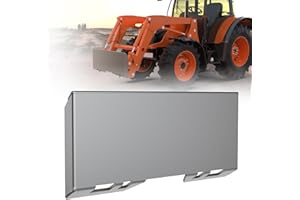 1/2" Skid Steer Mounting Plate, Quick Attach Plate Heavy Duty, Universal Skid Steer Mount Plate Attachment Loader Compatible 