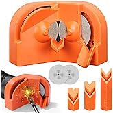 Drill Bit Sharpener for 5/64&ndash;5/8 in Bits, Powered by Electric Drill | Restores dull drill bits quickly with a compact, portable design that fits easily in toolboxes for workshop or jobsite use
