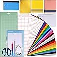 GO2CRAFT Accessories Bundle for Cricut Joy, 70Pcs Ultimate Accessories and Supplies with Adhesive Vinyl Sheets, Folded Card Stock, Card Mat, Weeding Tools, Crafting Starter Kit for Cricut Projects