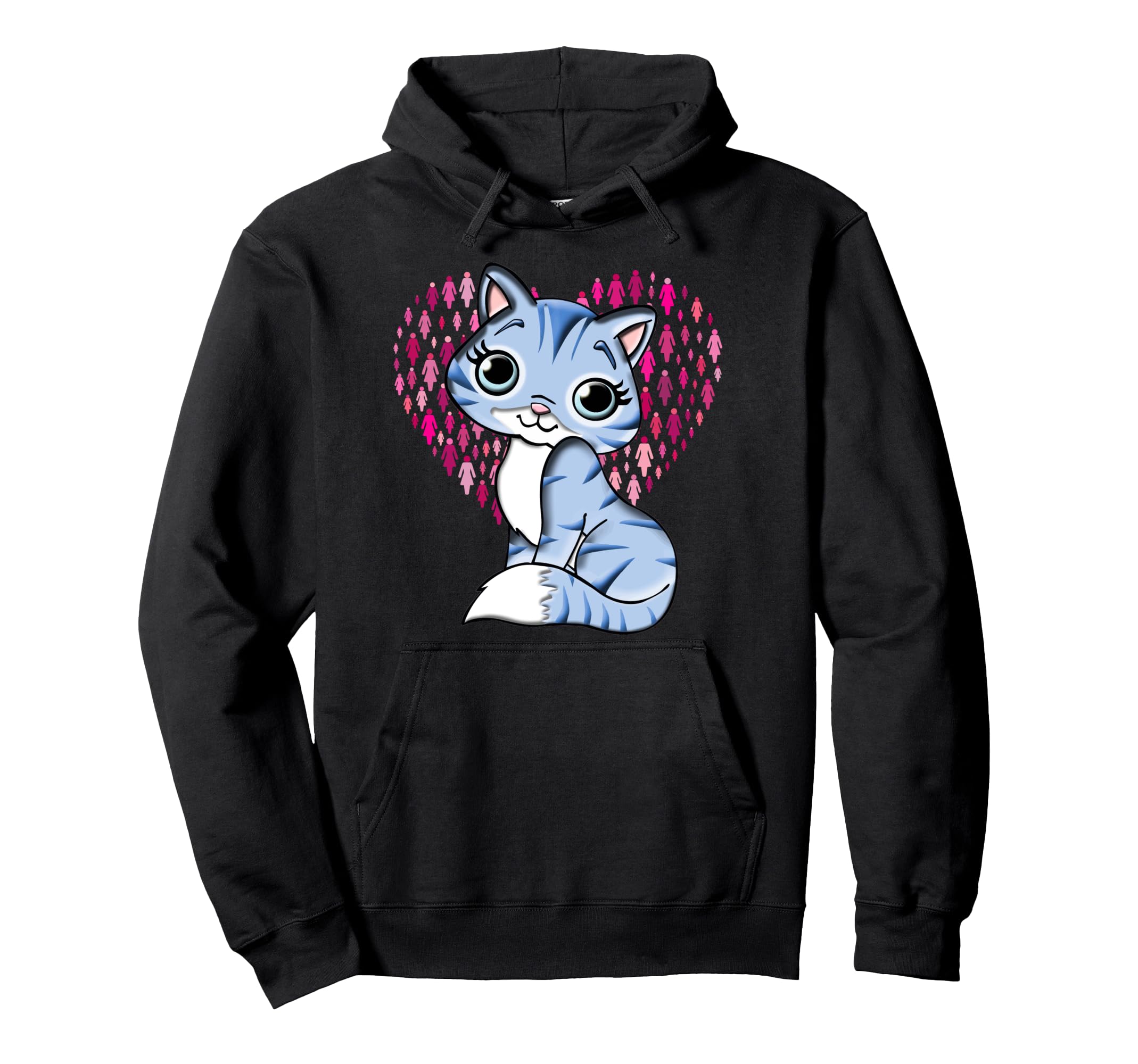 CUTE KITTY CAT LIVES MATTER Pullover Hoodie