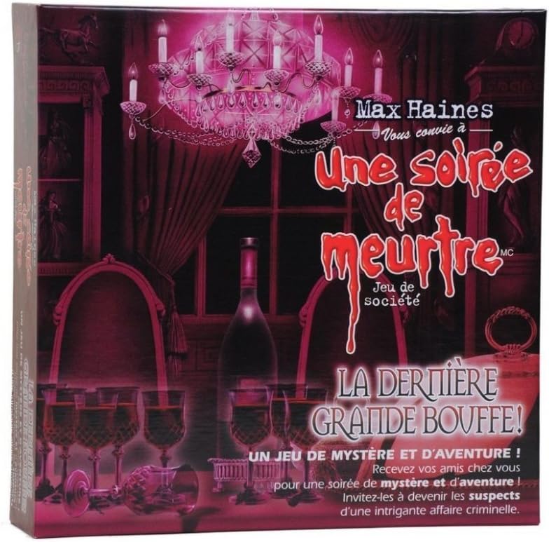 An Evening of Murder Game: A Feast to Die For Party Game, French Version