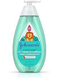 Johnson&rsquo;s No More Tangles Detangling 2-in-1 Toddler & Kids Shampoo & Conditioner, Gentle No More Tears Formula, Hypoallergenic and Free of Parabens, Phthalates, Sulfates and Dyes, 20.3 fl. oz