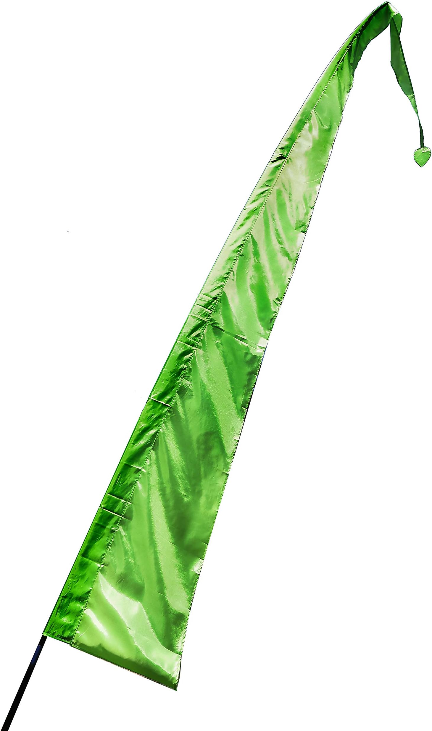 Pink Pineapple Parachute Silk Coloured Festival Flag Party Beach Sign with 5 Metres of Printable Fabric - No Pole Included - Mid Green