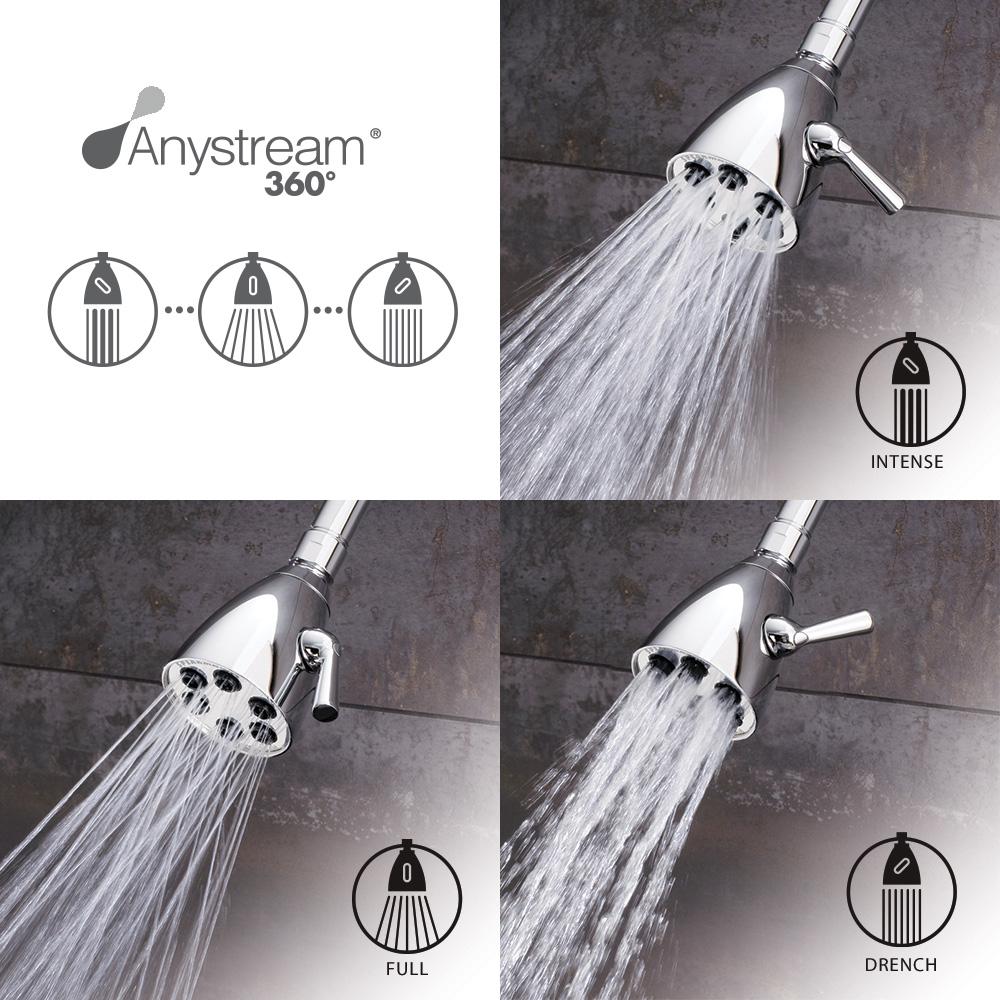 powerful shower head