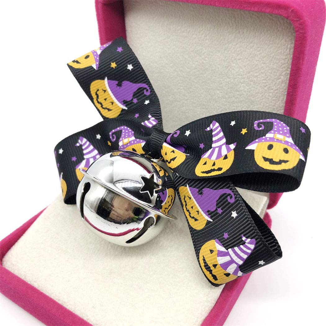 Fansport Pet Bat Wings Costume for Halloween, Cat Dog Bat Costume Puppy Collar Leads Cosplay Bat Costume with Pet Bowtie for Halloween Party