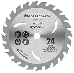 Genesis GACSB451 4 1/2" 24-Teeth Tungsten