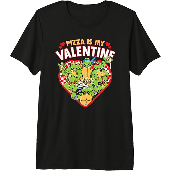 Amazon.com: Teenage Mutant Ninja Turtles Pizza is My Valentine T
