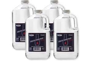 Hollowick Liquid Wax Lamp Fuel Gallon Jug - HFO-GAL (4/case) - Clear - NOT for Home Consumer USE