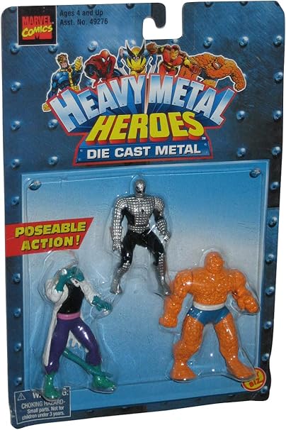 Toy Biz Marvel Heavy Metal Heroes Die 
