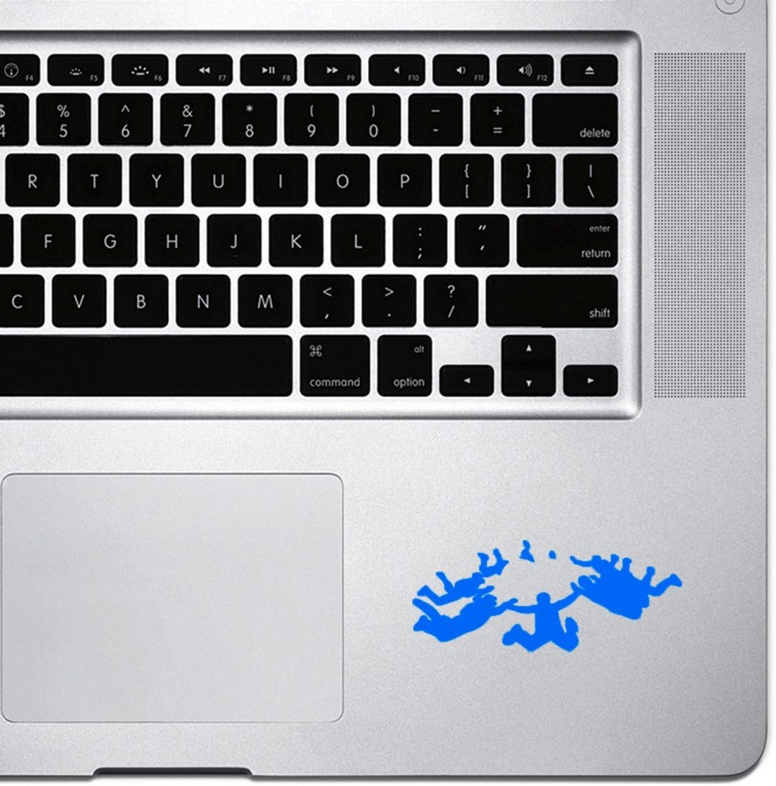 StickAny Palm Series Skydiving Sticker for Macbook Pro, Chromebook, and Laptops (Blue)