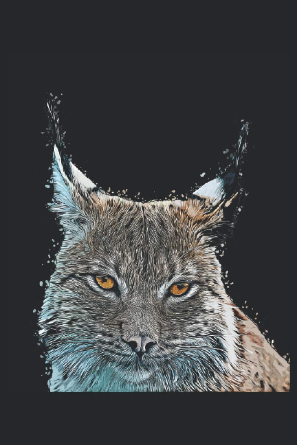 lynx: Lynx: Lined book 6x9 inches with 120 pages |Lynx notebook