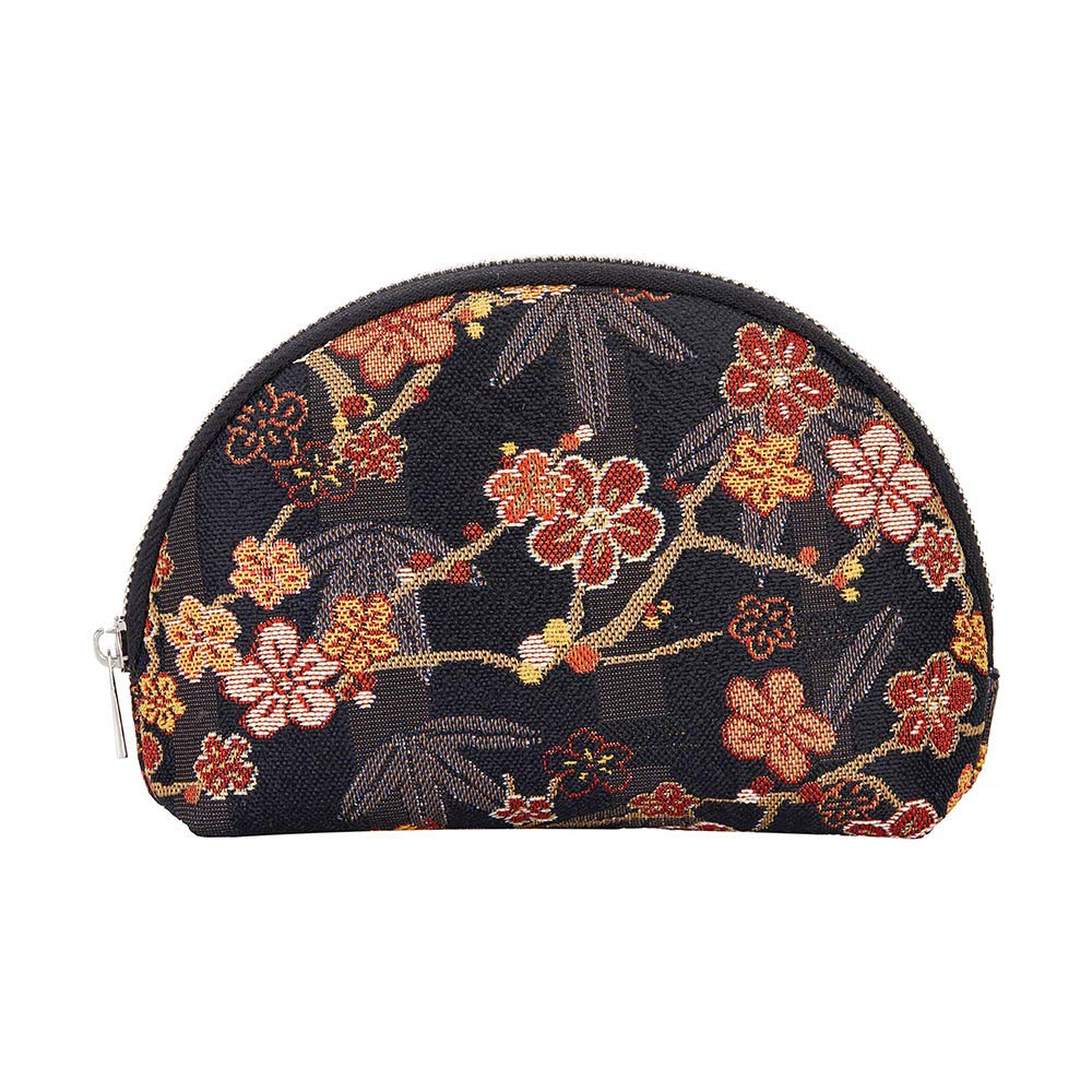 Signare Tapestry Cosmetic Bag Makeup Bag for Women with William Morris, William Kilburn etc, Ume Sakura, One Size, Ume Sakura, Standard Size