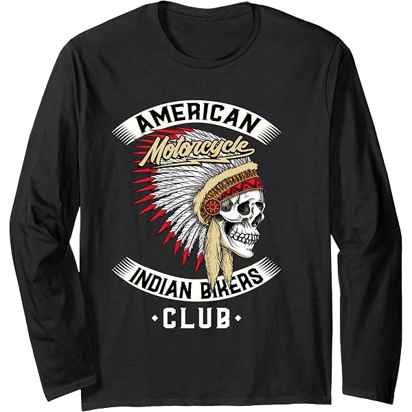 CHEMISE IMPRIME INDIAN Motorcycles Harley Biker Country Taille L Unisexe Skull EUR 28,00
