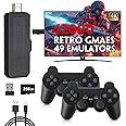 thumbnail image 2 of Akaxi Wireless Retro Game Console Stick - Plug & Play 4K HDMI With 42,000+ Pre-Loaded Games, 256GB, 2 Wireless Controllers For TV 2 of 12