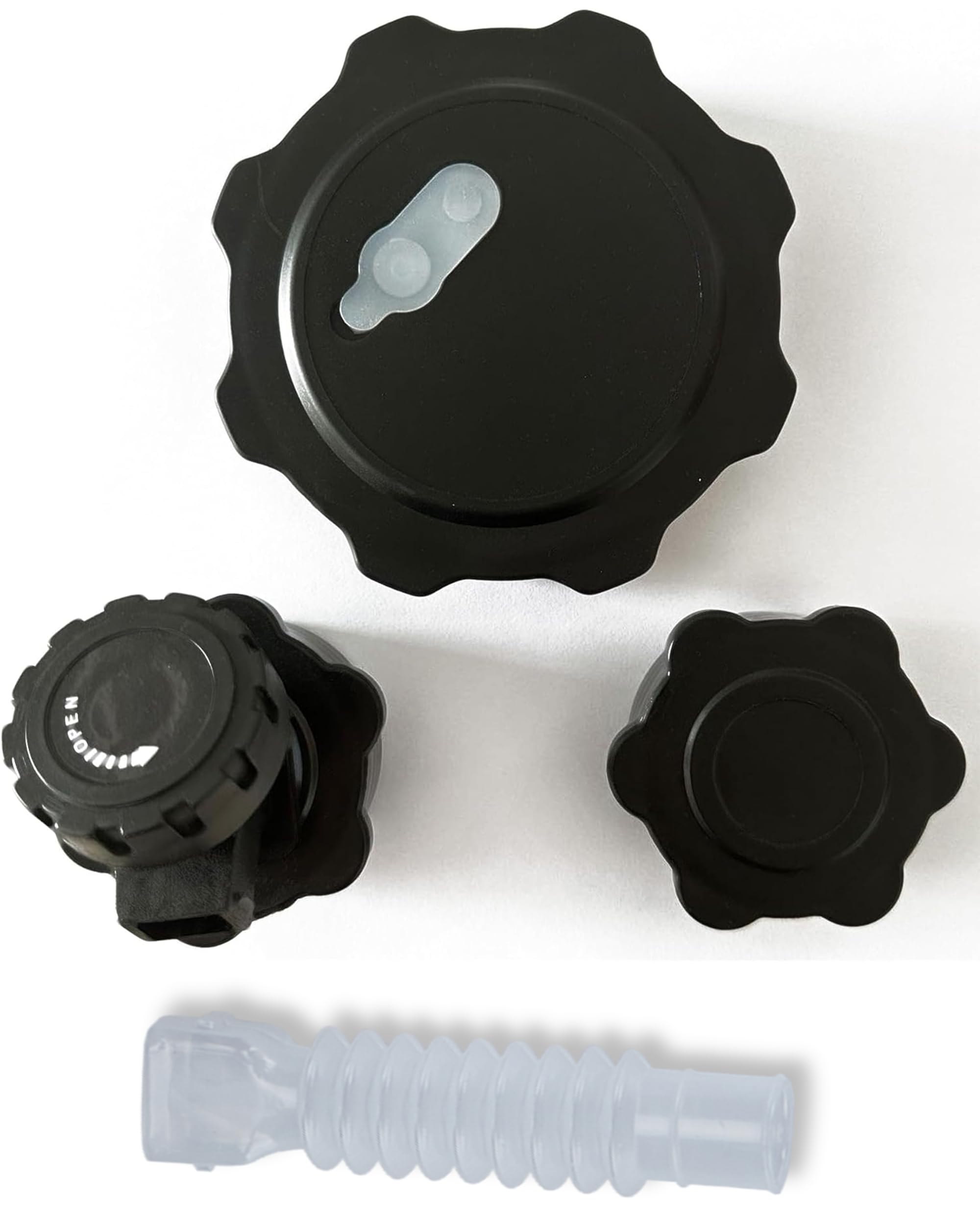 Photo 1 of UPWOIGH Water Jug Accessory Kit for 5-8.2 Gallon Camping Containers – Includes Large Cap, Small Vent Cap, Spigot, and Water Hose