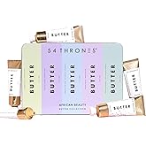 54 Thrones Oprah's Favorite Things: African Beauty Butter Collection Deluxe Tin, Intensive Dry Skin Support, Moisturizing Body Butter for Women, Locks in Moisture, 5-Piece Set, 1.7 oz each