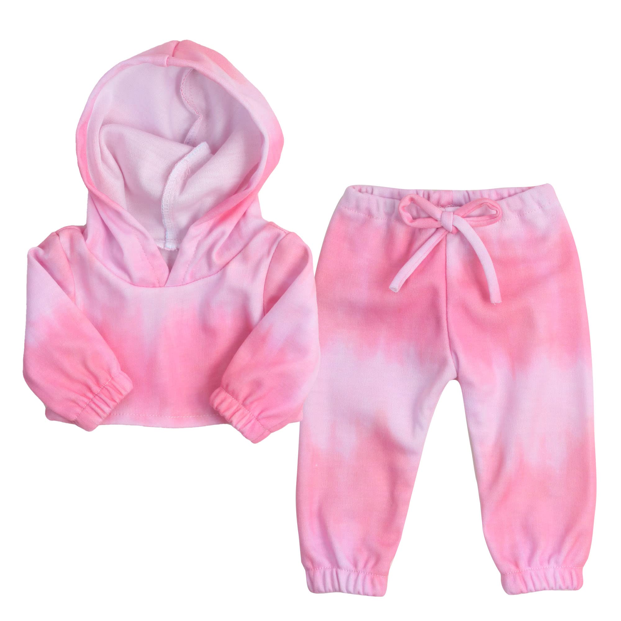 Sophia’s by Teamson Kids 2 Piece Baby Dolls Clothes Set, 18" Doll Casual Tie Dye Hoodie and Trousers Outfit, Dolls Clothing & Accessories