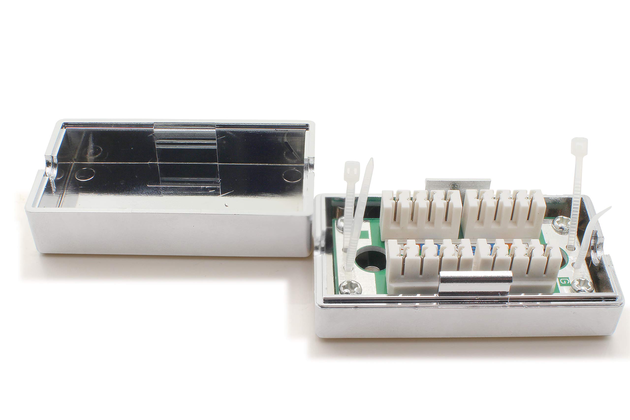 1aTTack.de 367436 LSA+ network connection box connection box extension LSA+ assembly CAT.5 - (1 piece) - silver