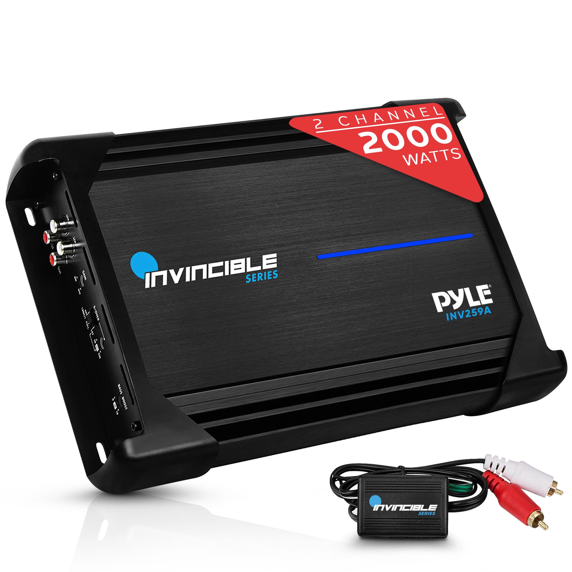 Pyle 2000W 12? Class AB MOSFET Amplifier – Invincible Series 2-Channel ...