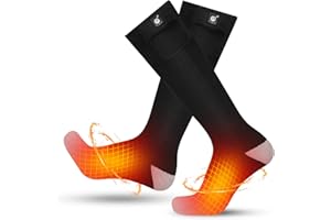Savior Heated Socks,Rechargeable Electric for Men Women,Winter Foot Warmers,Suitable for Outdoor Skiing,Work,Skating,Cycling,
