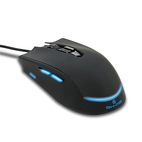 Verbessern Pro LED Gaming Maus von gx-m2 Voll programmierbar PC Gaming Maus mit 3200 DPI für MMO und FPS, 4 Custom Profile, i