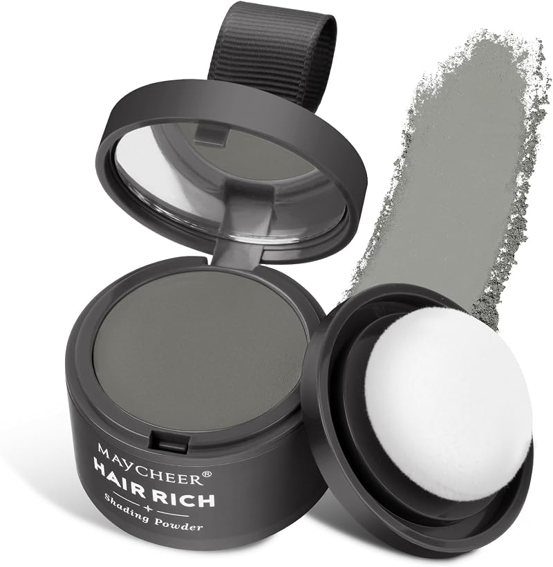 LOPHE Instantly Hairline Powder Gray with Mirror & Puff Concealer