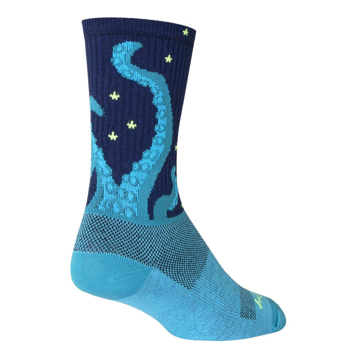 Sockguy Men Crew Kraken Socks - Multi-Coloured, Small/Medium