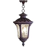 Livex Lighting 7658-58 Oxford 3 Light Outdoor Hanging Lantern, Imperial Bronze