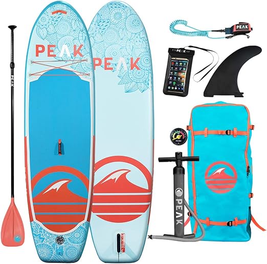 PEAK Paddle Boards Yoga Fitness Inflatable Stand up Paddle Board
