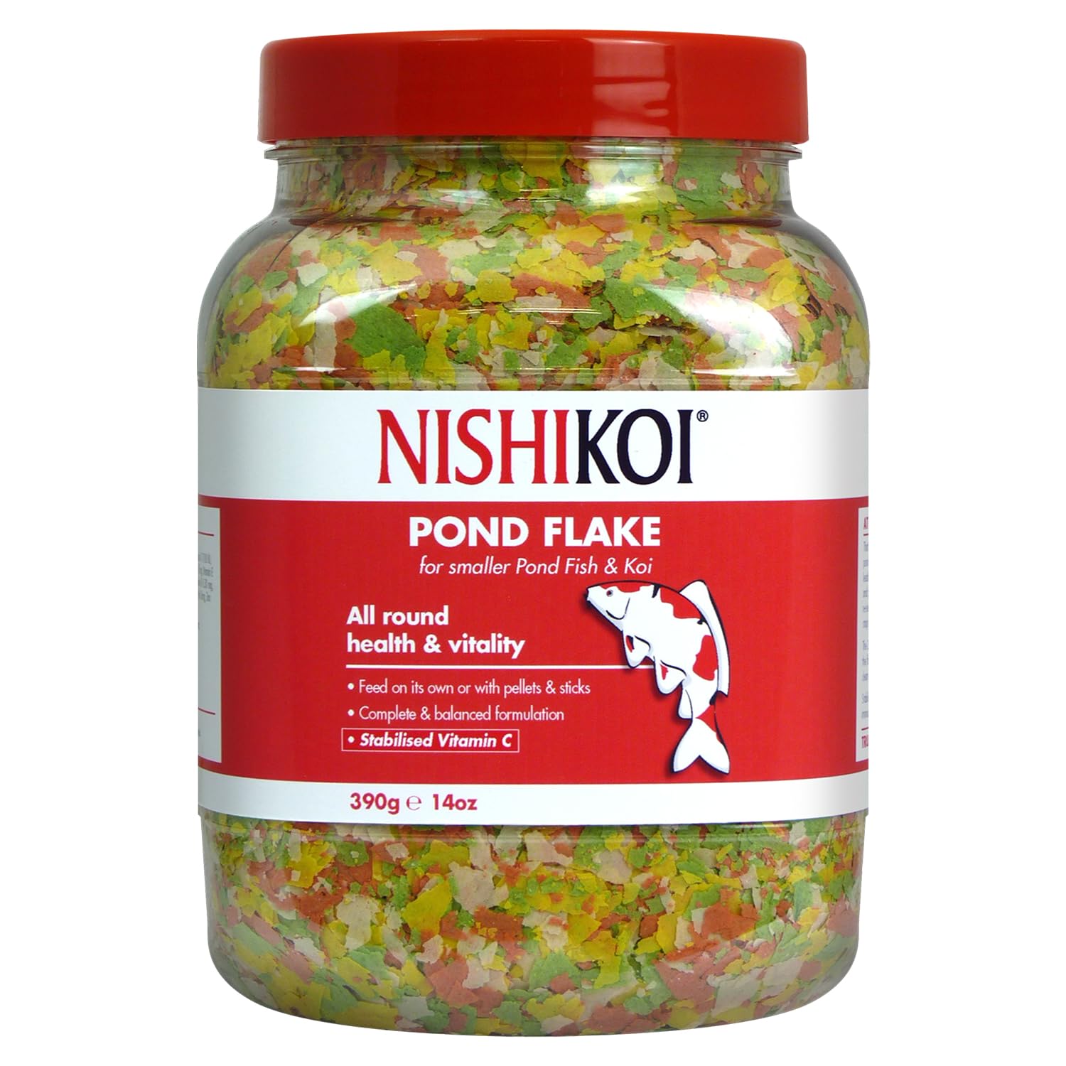 Nishikoi 390g Flake Fish Food — image 1