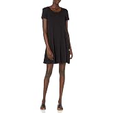 Daily Ritual Women's Short-Sleeve Scoop Neck Dress
