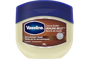 Vaseline Healing Jelly for dry skin Cocoa Butter made with triple purified petroleum jelly 215 g