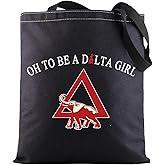 G2TUP Elephant Sorority Makeup Bag Oh To Be A Girl Cosmetic Pouch with Zippered Pocket for Women Girls (Oh To Be BL TG)