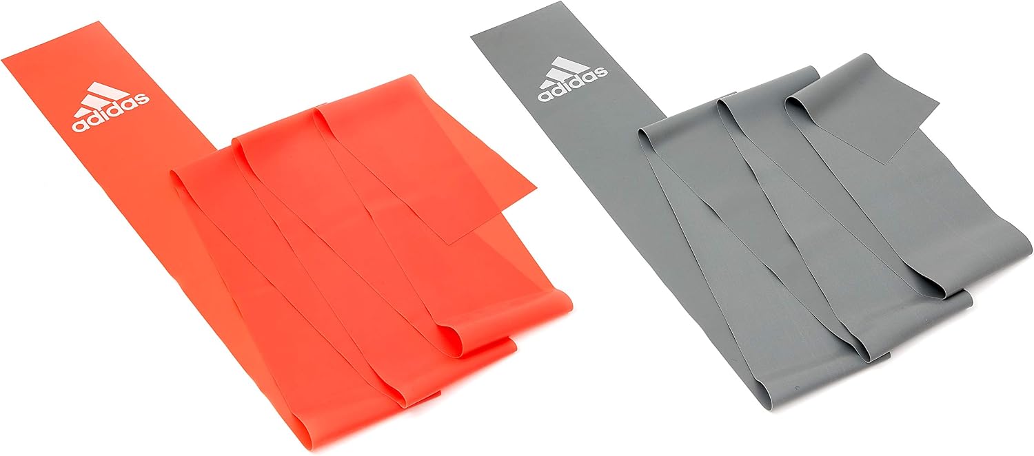 adidas Pilates Bands, Grey/Red - Image 4