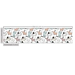 Lunarable Dogs Fabric by The Yard, Print with