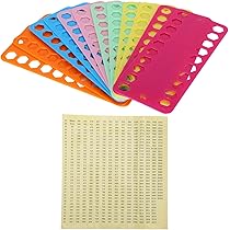 18 Pièces Organisateur Fil à Broder - Plaques Enrouleur Bois Pour Ranger Fils Couture, Broderie, Point De Croix