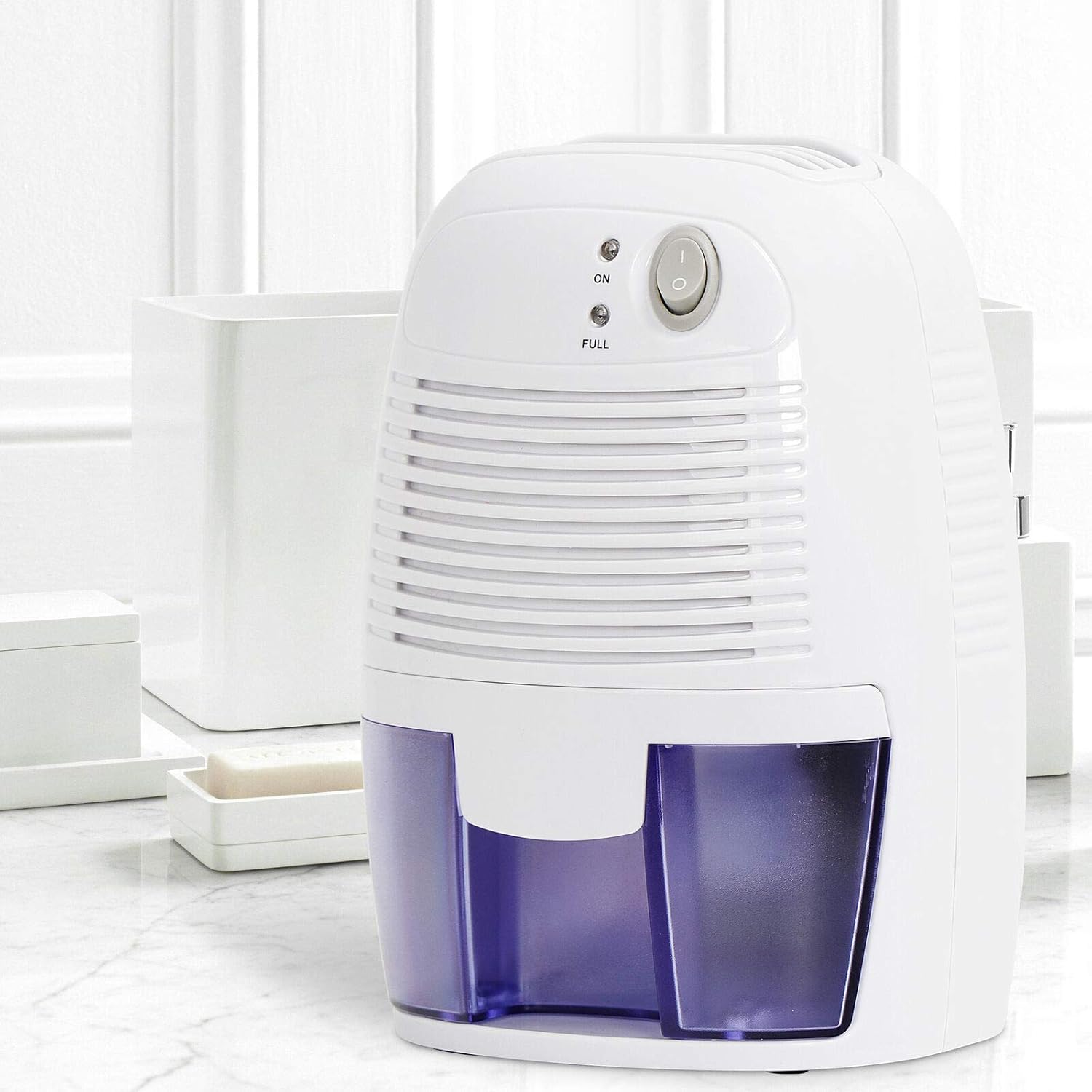 ARABYAN BROTHERS Small Space Dehumidifier with Auto Shut-Off - Quietly Extracts Moisture Portable