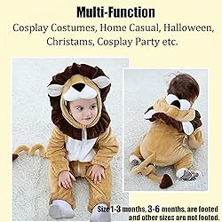 Baby Lion Costumes Unisex Toddler Outfit Halloween
