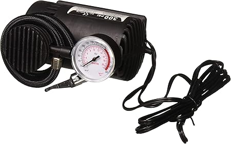 Amazon Biltek Nptc Tip12 2i エアコンプレッサー ポータブルミニ電動タイヤインフレーターポンプ 12ボルト車 12v Psi バイクアクセサリ 車 バイク
