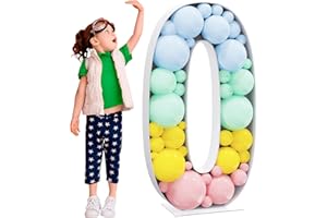 ASEE'M Asee’m Mosaic Letters 4FT Large Marquee Letters Frame Light Up Letter O Pre-Cut Foam Board Decorations for Party Baby Shower Birthday Wedding