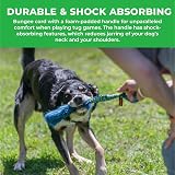 Tug-E-Nuff Bright Fauxtastic Durable Bungee Tug Toy for Dogs 22.5in view 4